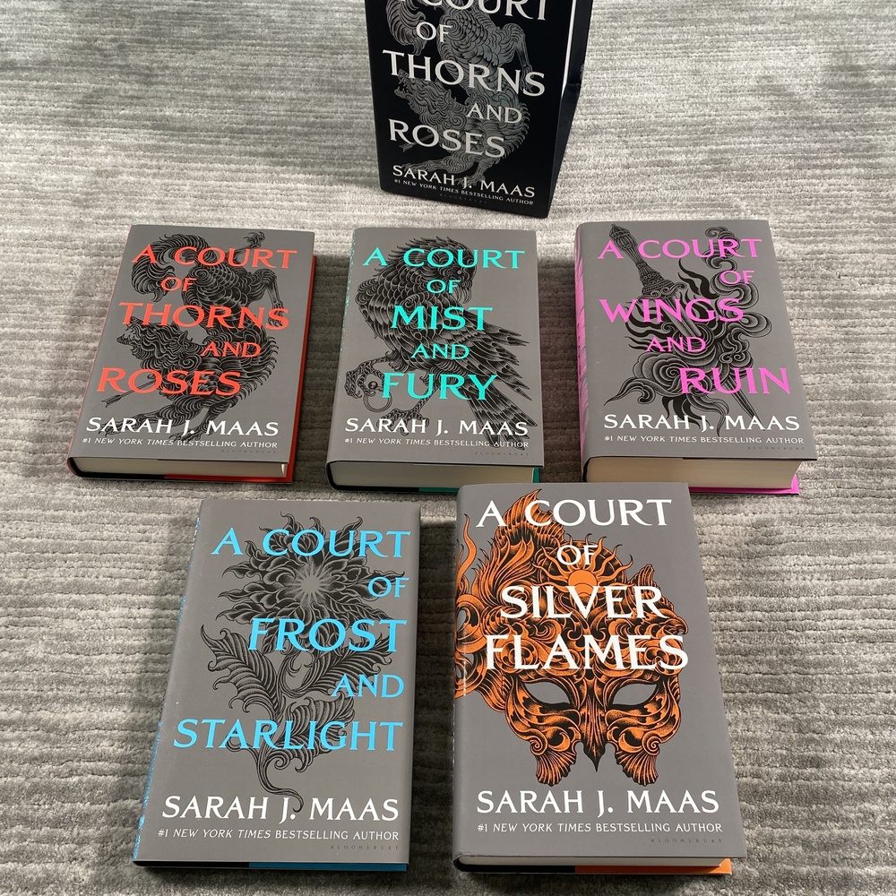 A Court Of Thorns And Roses Sarah J Maas 5 HC Books Box Set Fantasy YA Romance
